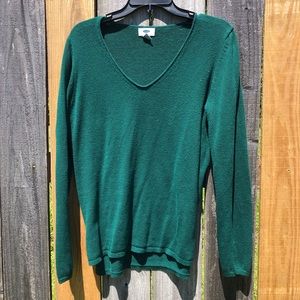 Green sweater shirt